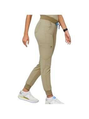 FIGS Sandstone HighWaisted Zamora Joggers M EUC